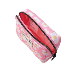 Cosmetiquera rosa floral