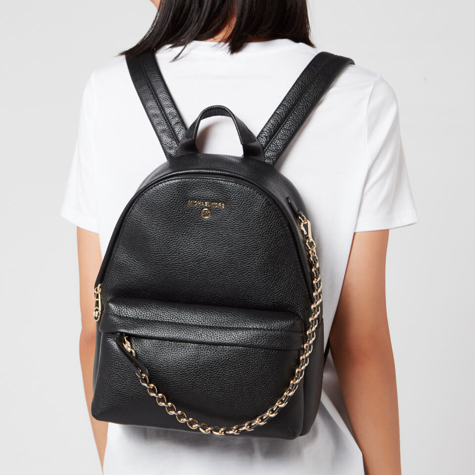 Mochila Michael Kors Slater Negra Piel